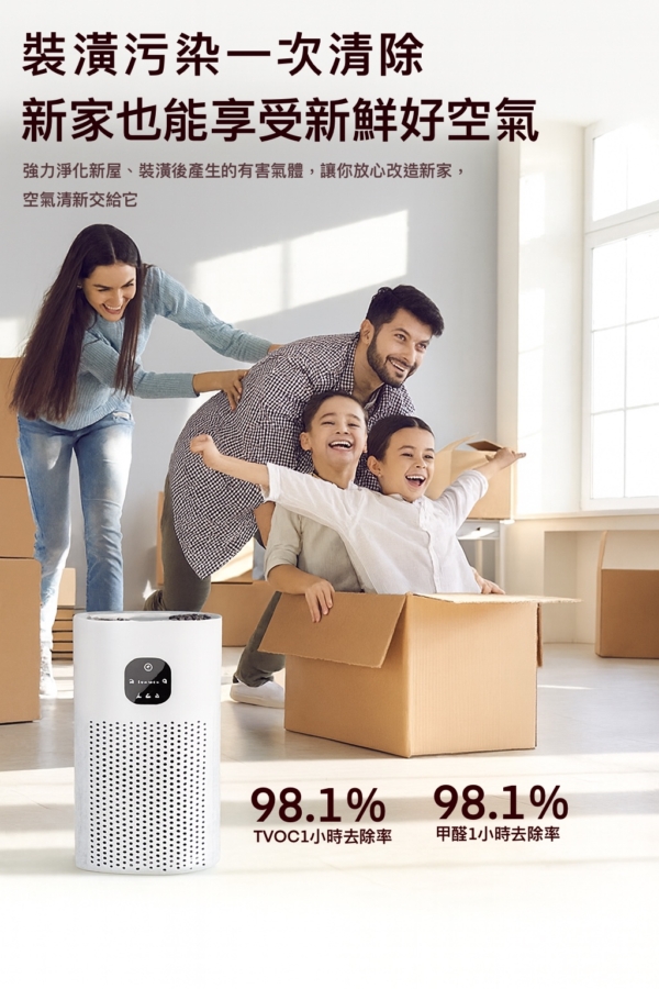 【旗艦級智能空氣清淨機｜母嬰優選38坪內】